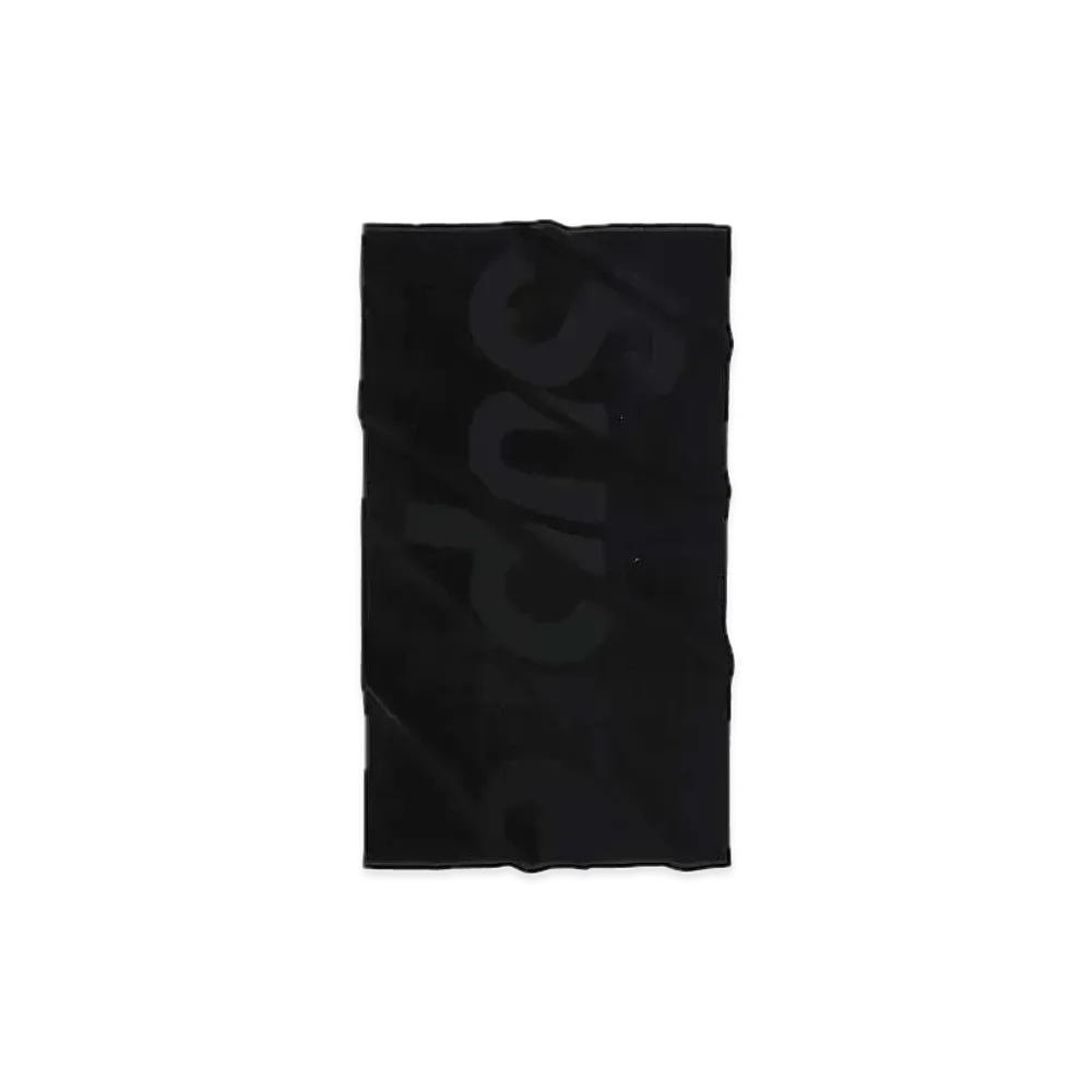 Supreme Tonal Logo Towel "Black"