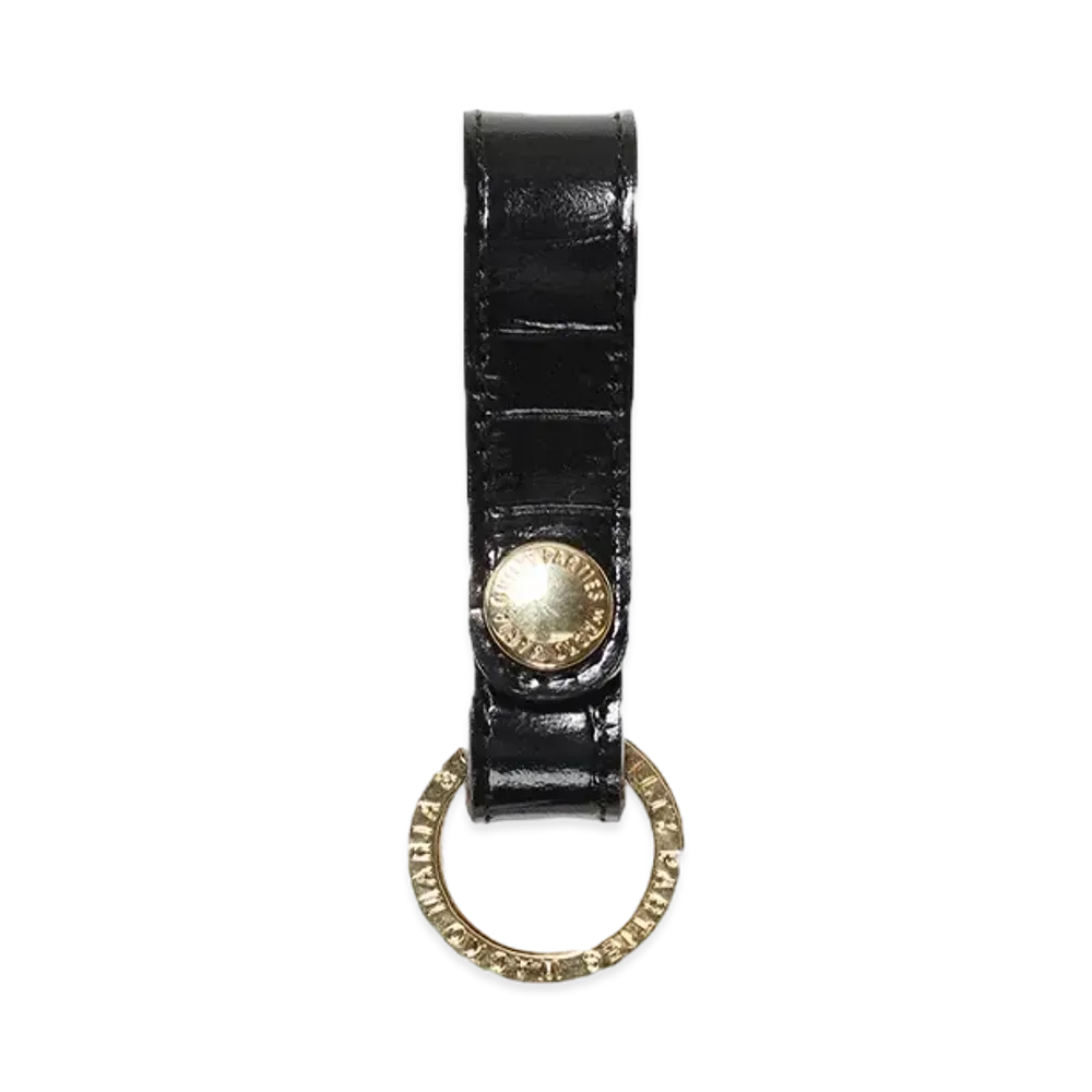 WACKO MARIA Emboss Leather Key Holder "Crocodile / Gold"