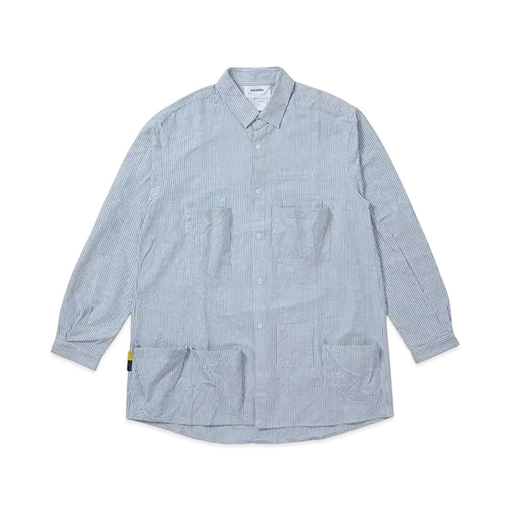 DIGAWEL x PORTER Pocket Shirt "Blue Stripe"