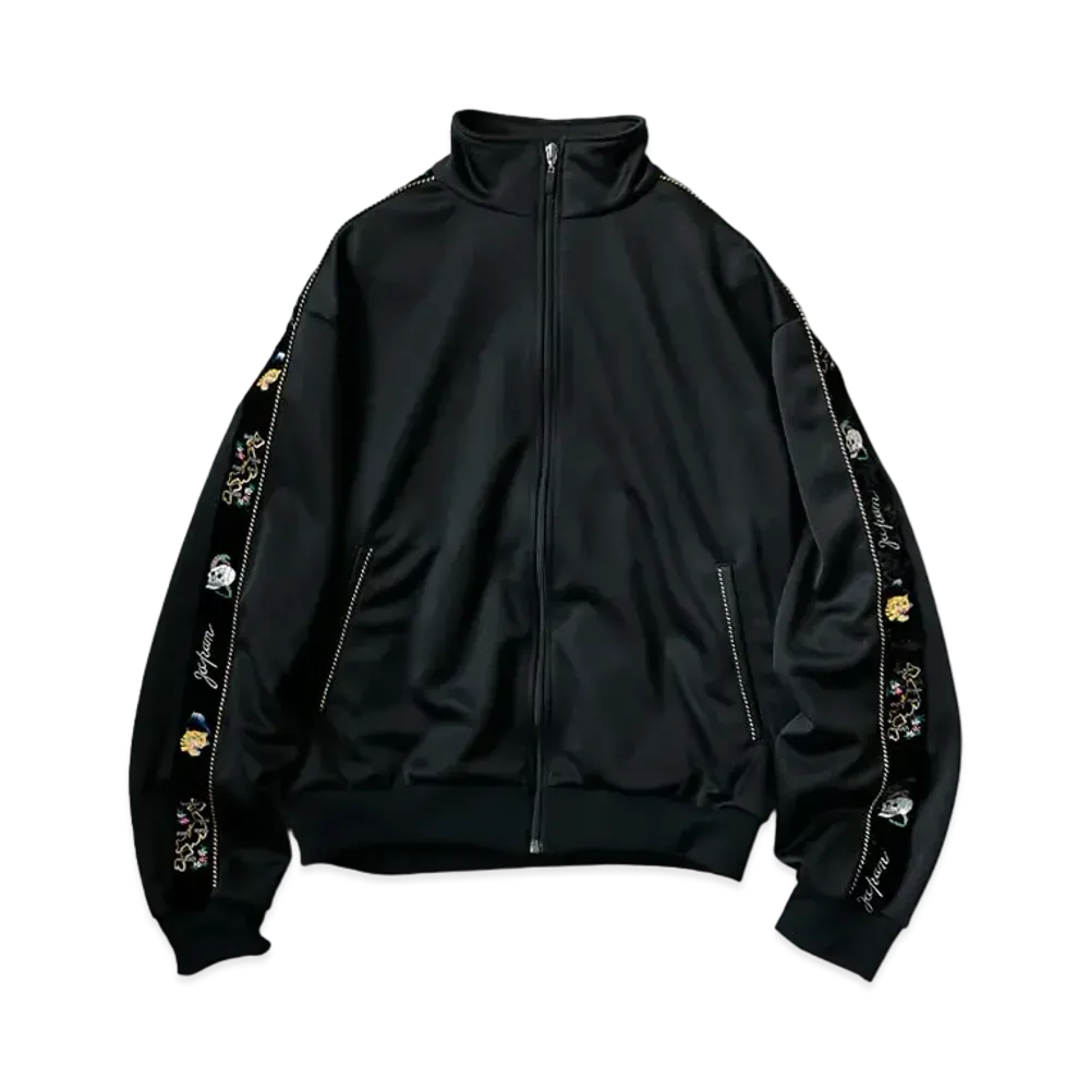 KAPITAL SKA TAPE JERSEY SWEAT BULLSON "Black"