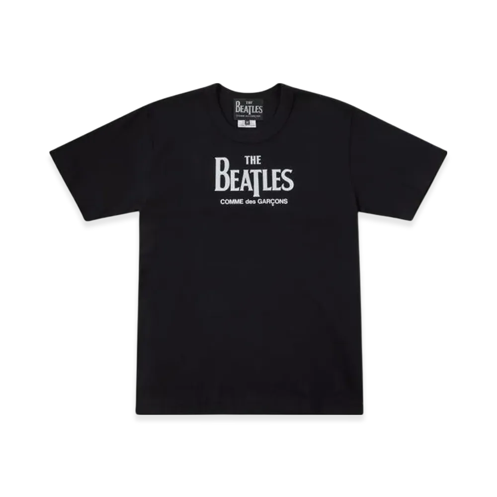 COMME des GARCONS x The Beatles Logo T-Shirts "Black"