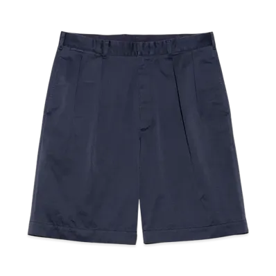 nanamica Double Pleat Chino Shorts "Navy"