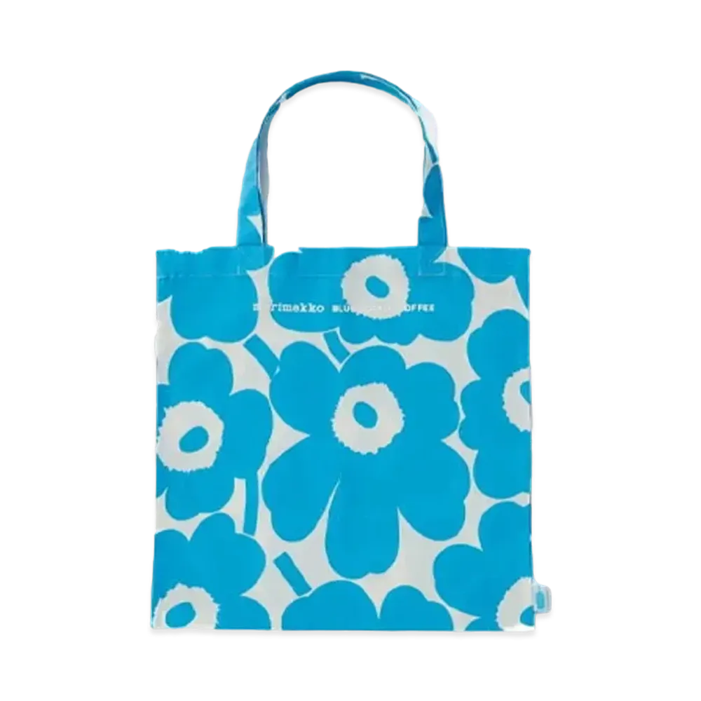 Marimekko x BLUE BOTTLE COFFEE Tote Unikko "Blue"