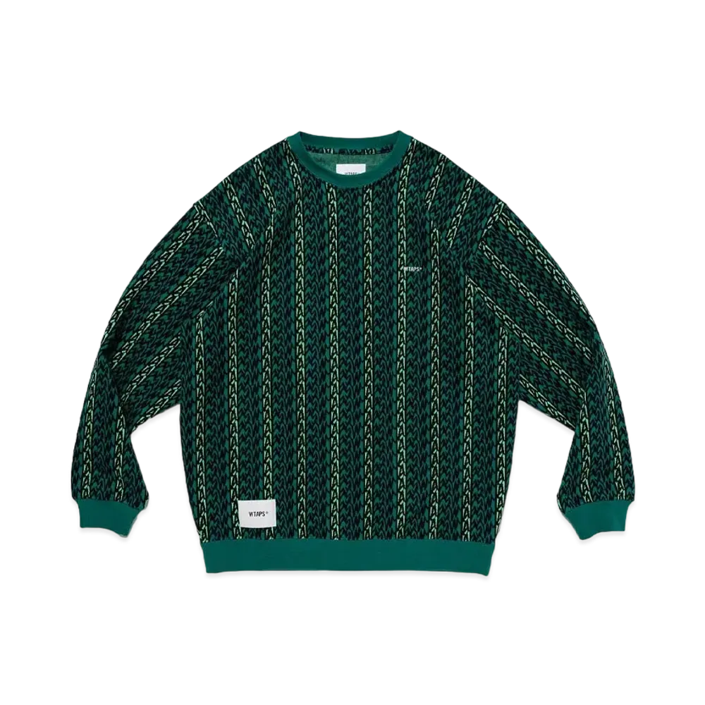 WTAPS BDY / LS / Cotton. Textile. Sign "Green"
