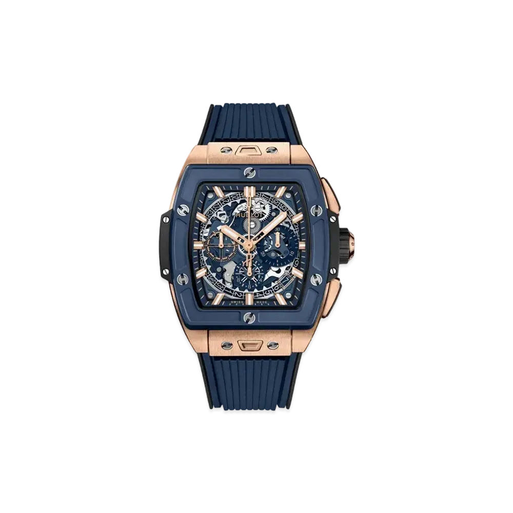 HUBLOT Spirit of Big Bang King Gold Blue Ceramic 42mm