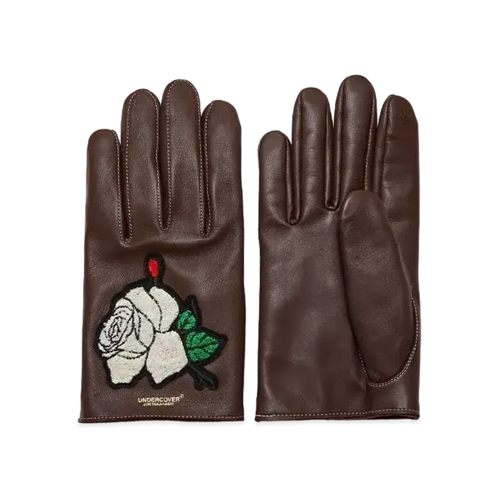 UNDERCOVER Sheepskin Gloves "Brown"