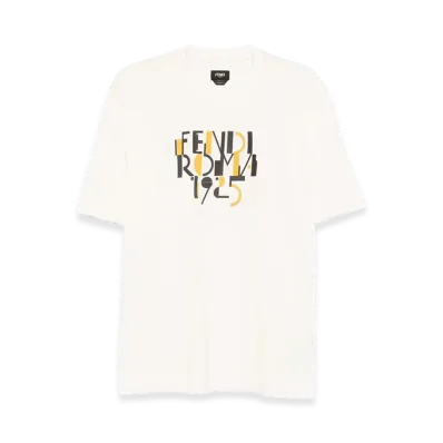 FENDI Roma 1925 Print T-Shirt "White"