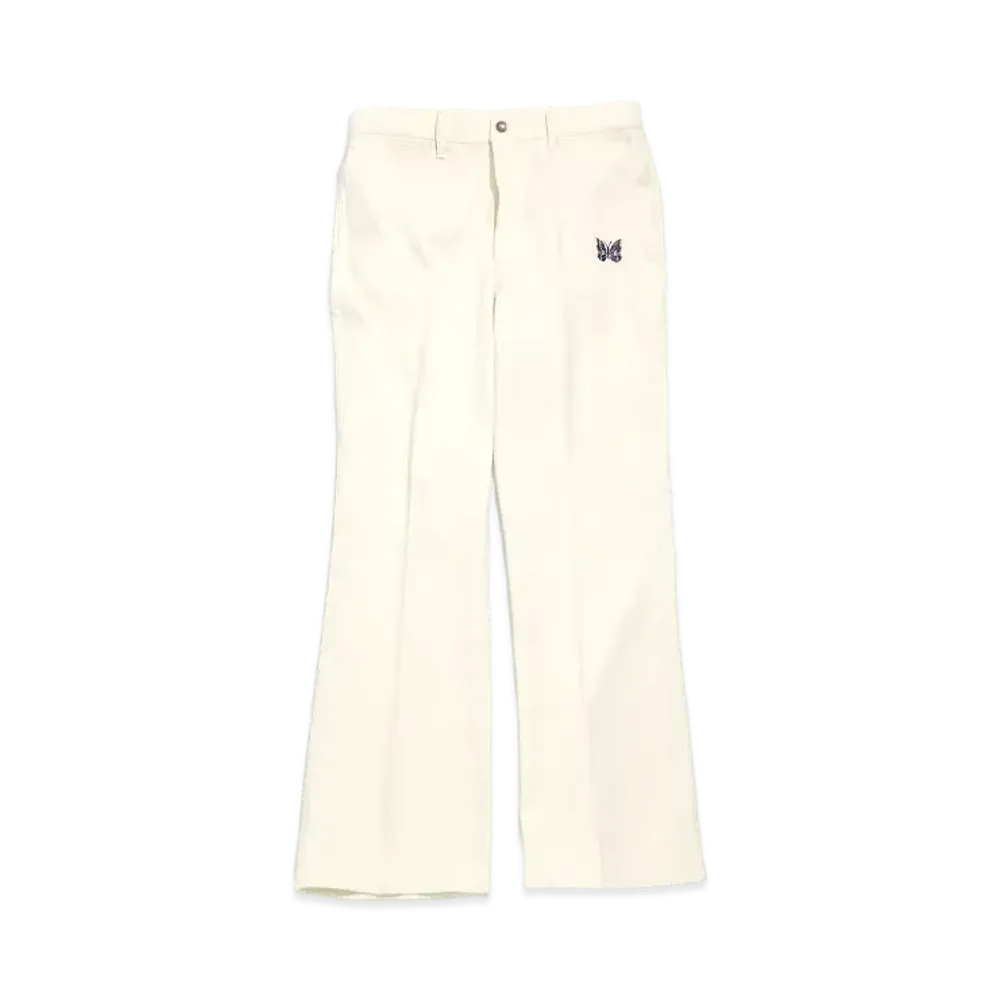 Needles BOOT-CUT JEAN - POLY TWILL "Off White"