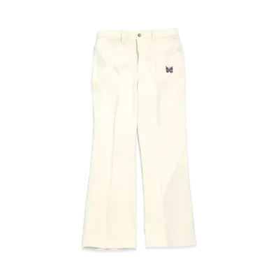 Needles BOOT-CUT JEAN - POLY TWILL "Off White"