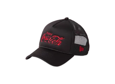 NEW ERA x Coca-Cola x Kosuke Kawamura 9Forty A-Frame Trucker "Black"