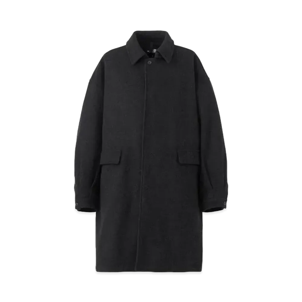 The North Face Compilation Wool Overcoat "Mix Charcoal"