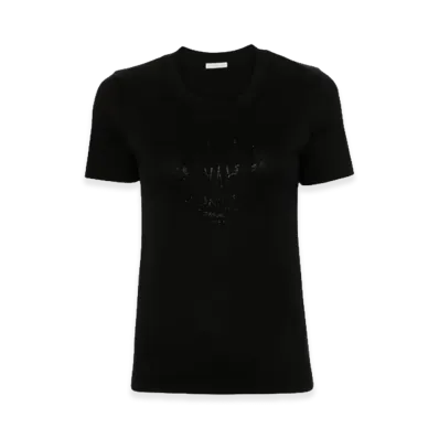 MONCLER Women's Cotton T-Shirt "Black"