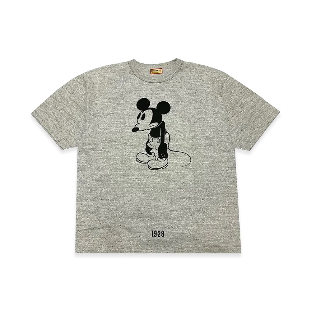 HUMAN MADE x Mickey Mouse Graphic T-Shirt #1 1928 Kyoto Exclusive "Grey"