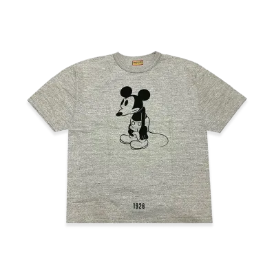 HUMAN MADE x Mickey Mouse Graphic T-Shirt #1 1928 Kyoto Exclusive "Grey"