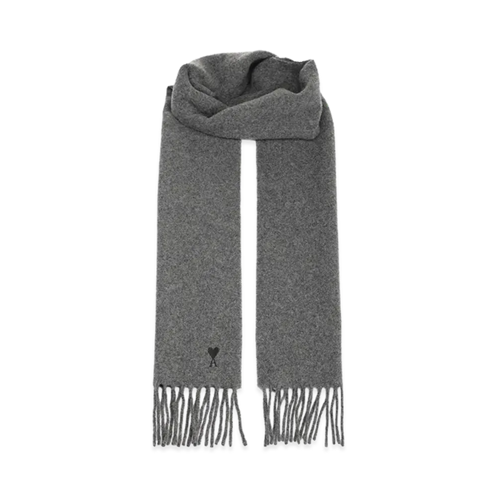 AMI PARIS Ami De Coeur Scarf "Grey"