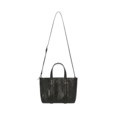 BALENCIAGA Women's Barbes Small East-West Shopper Bag "Black"
