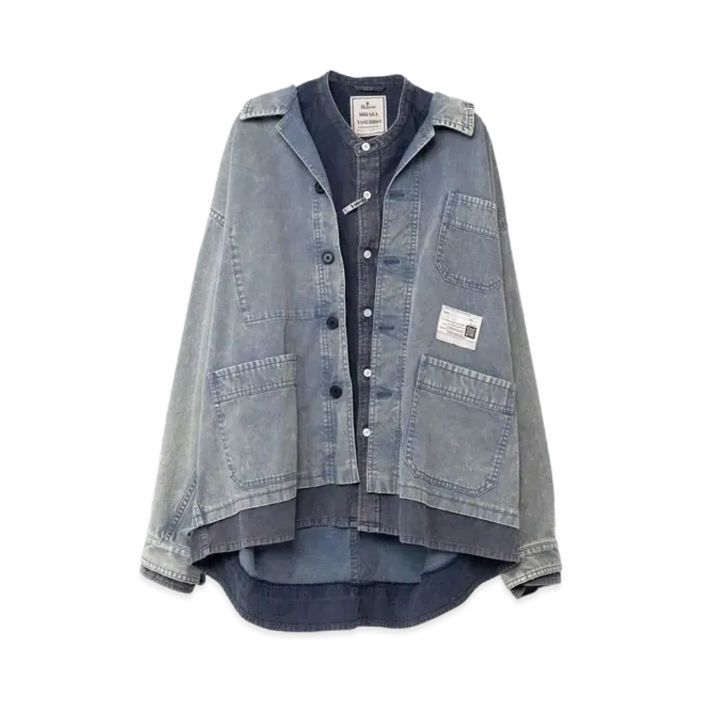 Maison MIHARA YASUHIRO Double Layered Shirt "Blue"