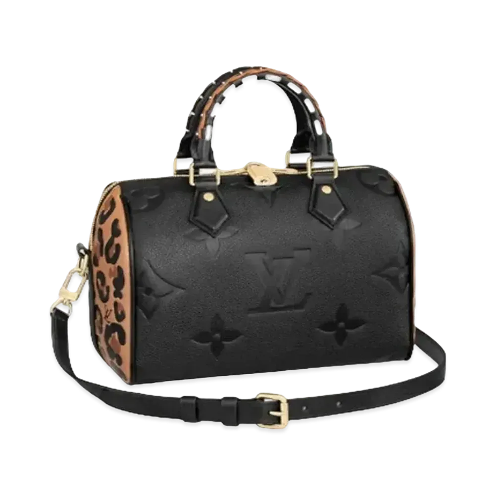 Louis Vuitton Speedy Bandoulière 25 Monogram Empreinte Leather "Noir"