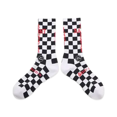 SAINT Mxxxxxx Sinner Socks (25FW) "Black/White"