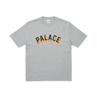 PALACE London Stack T-Shirt "Grey Marl"