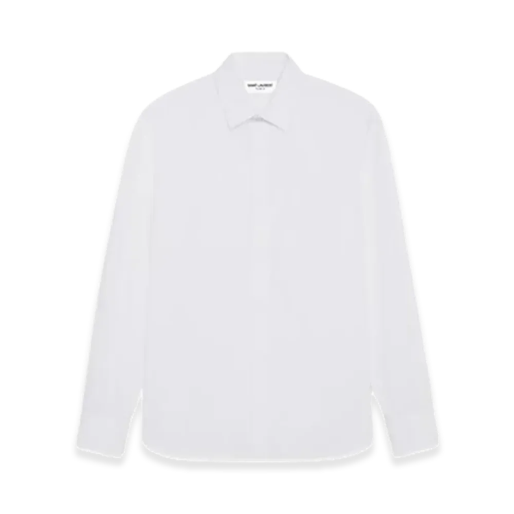 Saint Laurent Poplin Shirt "White"