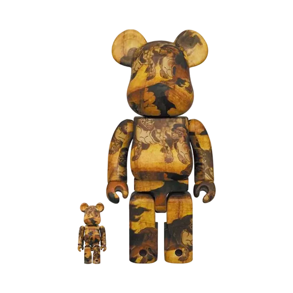 Bearbrick Kano Eitoku “Karajishi-zu byobu” 100% & 400%