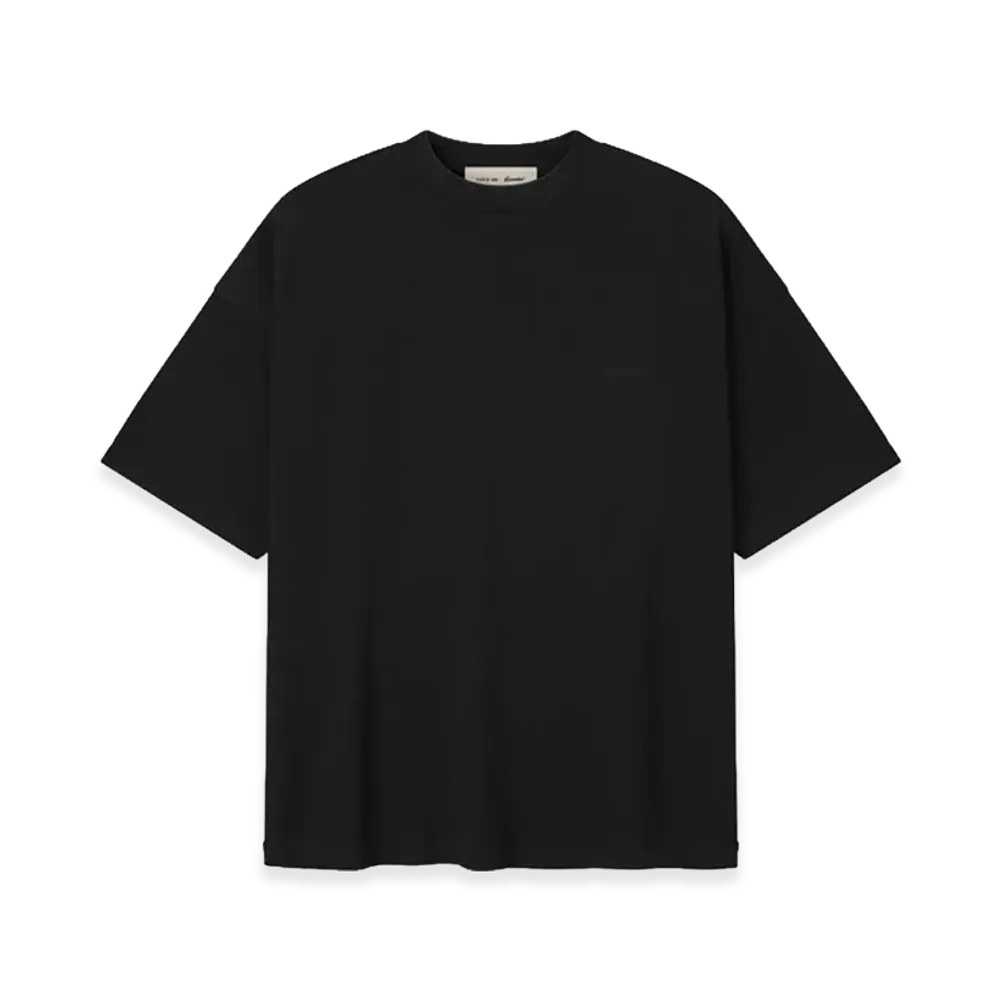 FEAR OF GOD ESSENTIALS Signature 90s Short Sleeve Tee "Vintage Black"