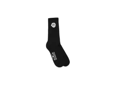 DENIM TEARS Cotton Peace Wreath 3-Pack Socks "Black"
