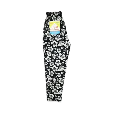 COOKMAN design Chef Pants "Hibiscus/Black"