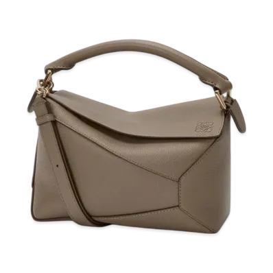 LOEWE Puzzle Edge Bag Small "Taupe"
