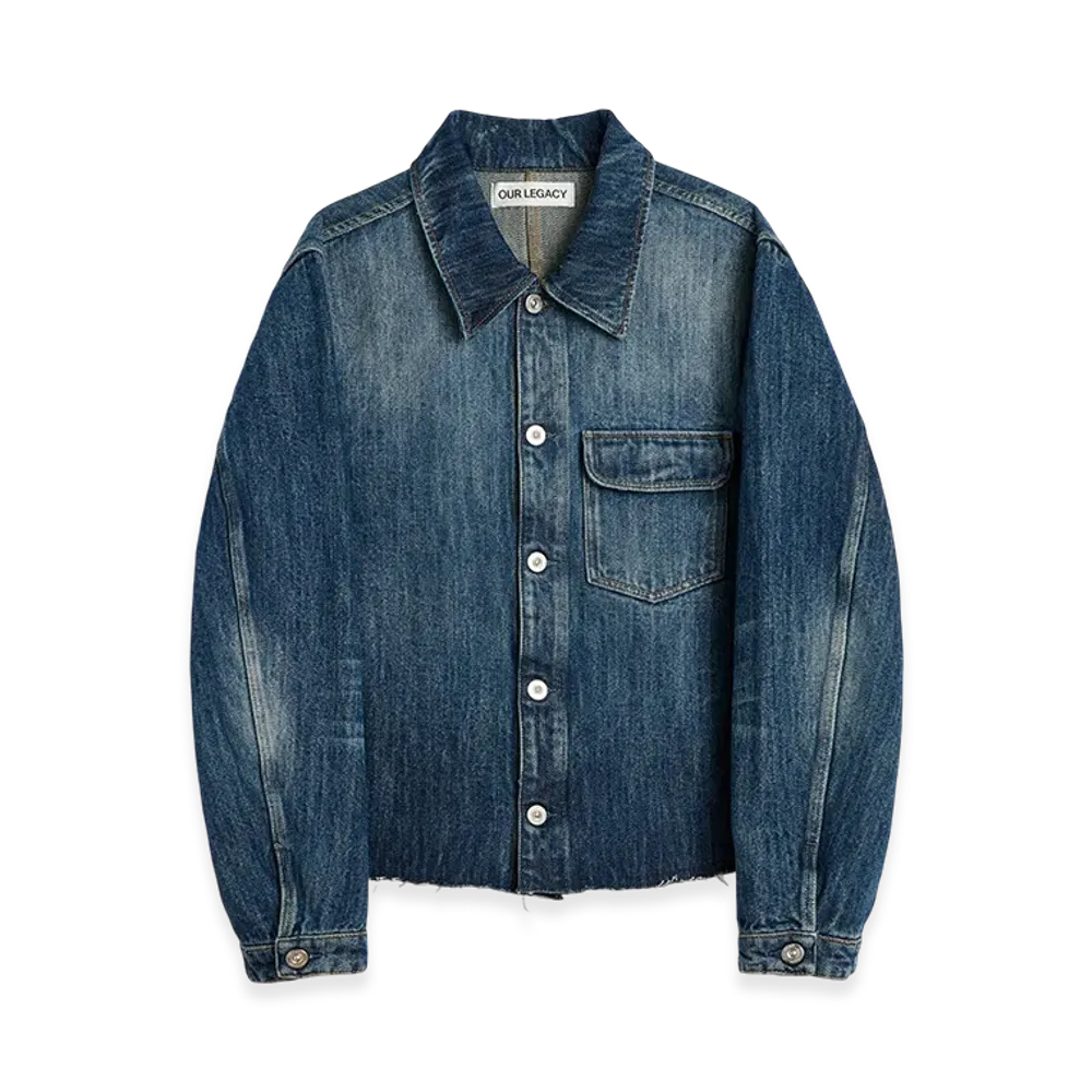 OUR LEGACY Cut Rebirth Jacket "Road Worn Rope Twill"
