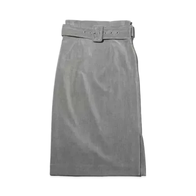 atmos pink Cordy Roy Pencil Skirt "Gray"