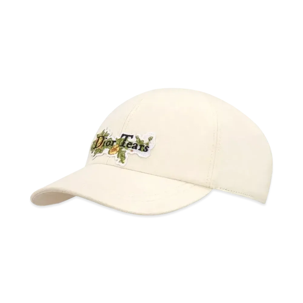 Dior Tears Baseball Cap Cotton "Beige/Multicolor"