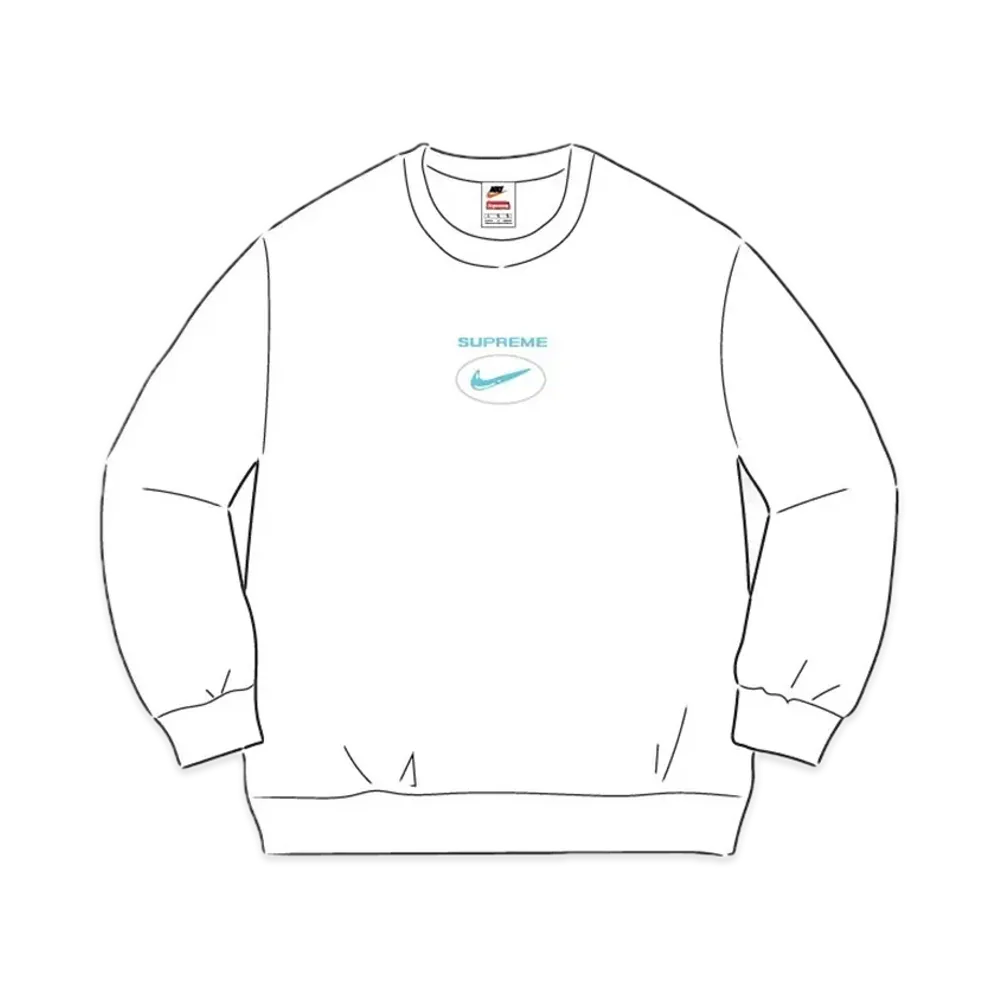 Supreme x Nike Jewel Crewneck "White"