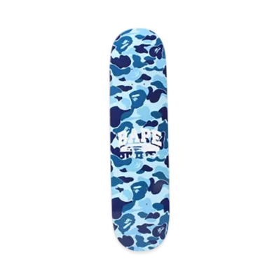 A BATHING APE ABC Camo Skateboard "Blue"