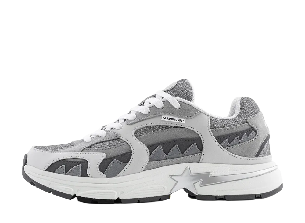 A BATHING APE BAPE SHARK STA #1 "Silver"