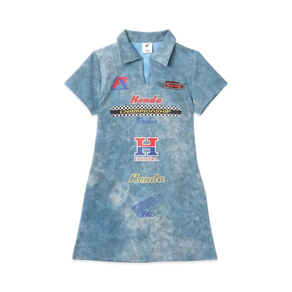atmos pink x HONDA Racing Dress "Blue"