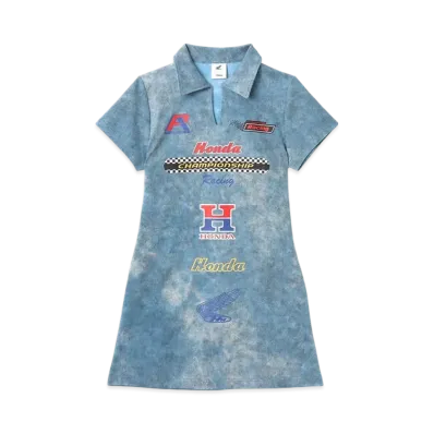 atmos pink x HONDA Racing Dress "Blue"