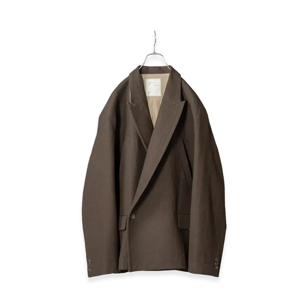 ANCELLM Double Tailored Jacket "Brown"