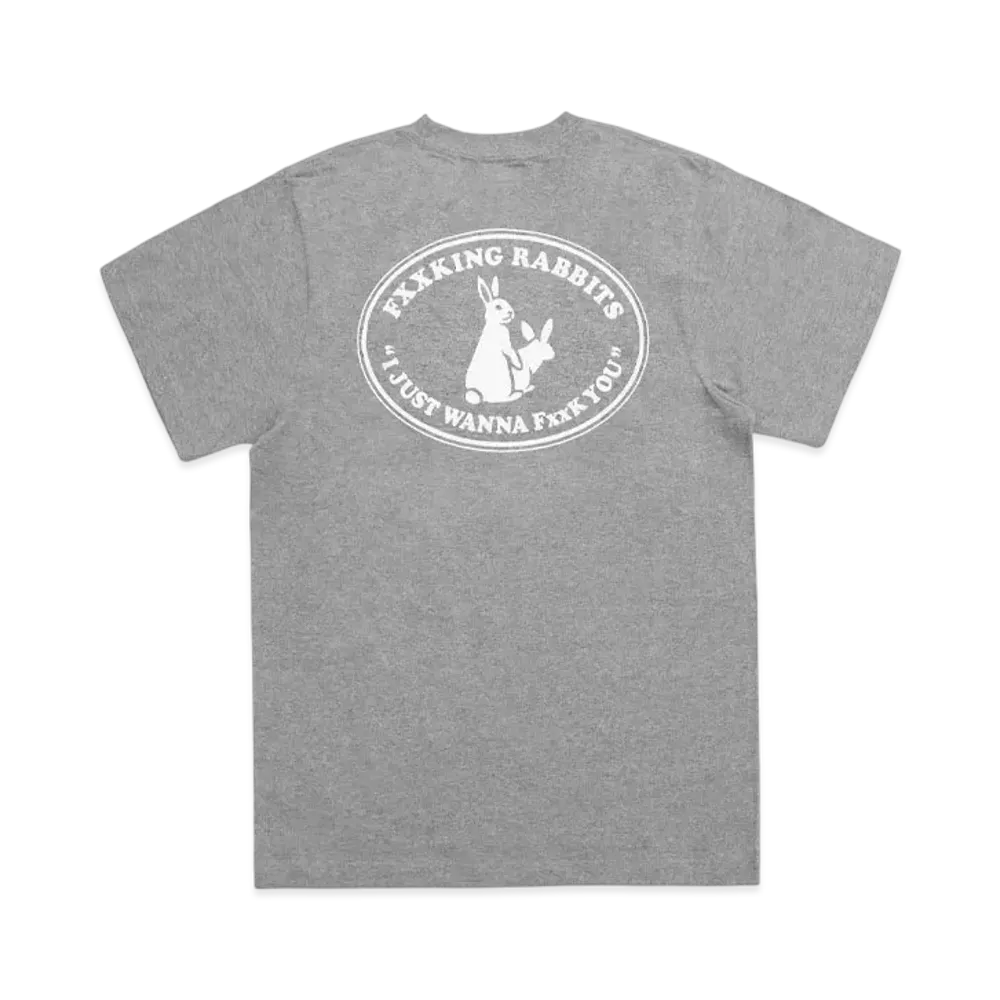 FR2 Rabbits Oval Logo T-Shirt "Gray"
