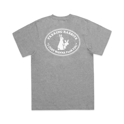 FR2 Rabbits Oval Logo T-Shirt "Gray"