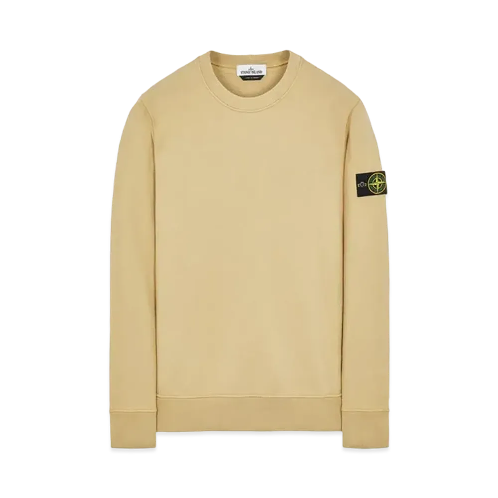 Stone Island 63020 BRUSHED COTTON FLEECE "Ibory"