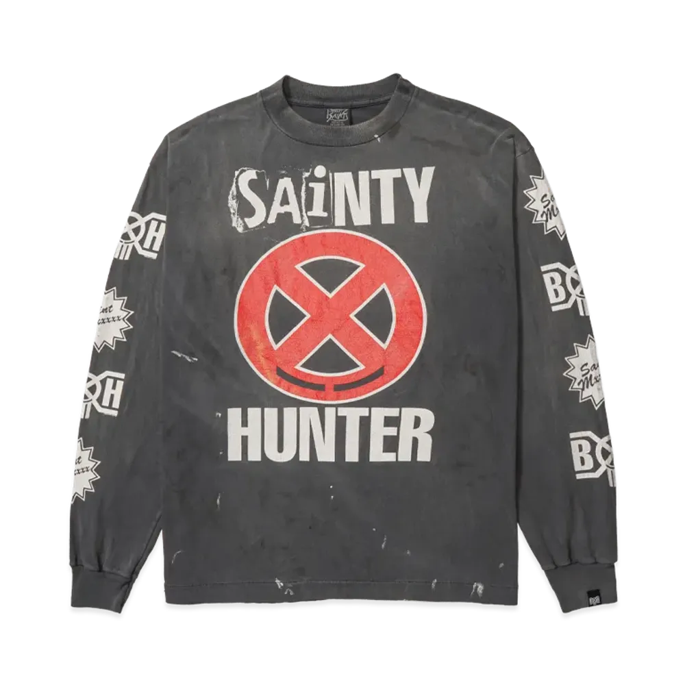 SAINT Mxxxxxx x BOUNTY HUNTER BH LS T-Shirt Sainty Hunter "Black"