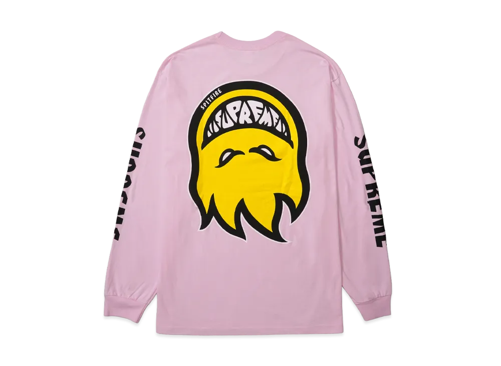 Supreme x Spitfire L/S Tee "Light Pink"