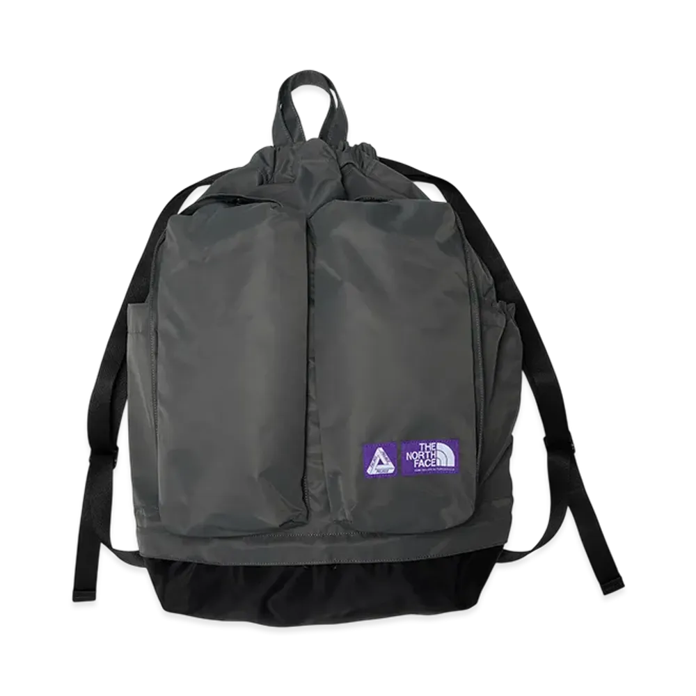 PALACE x The North Face Purple Label Mountain Wind Backpack "Asphalt Gray"