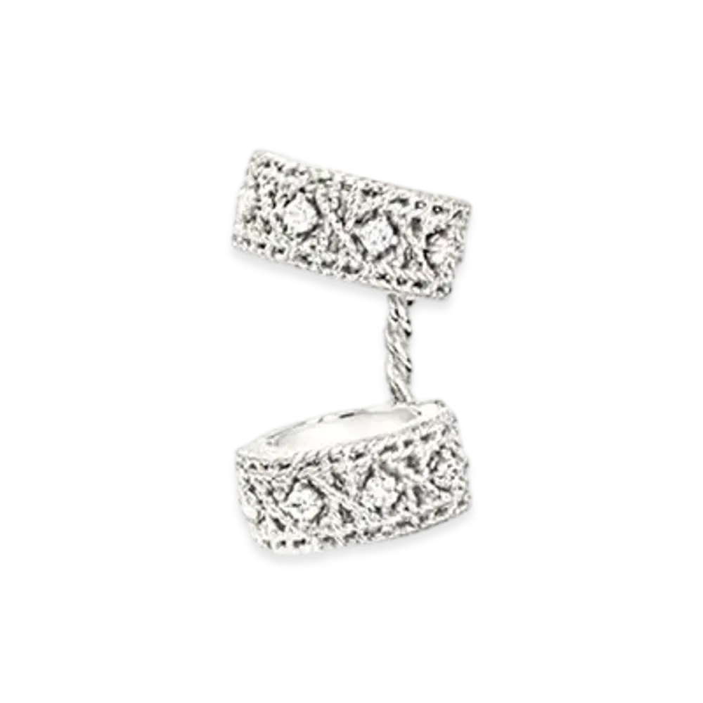 Dior My Dior Single Ear Accessory Diamond "White Gold"