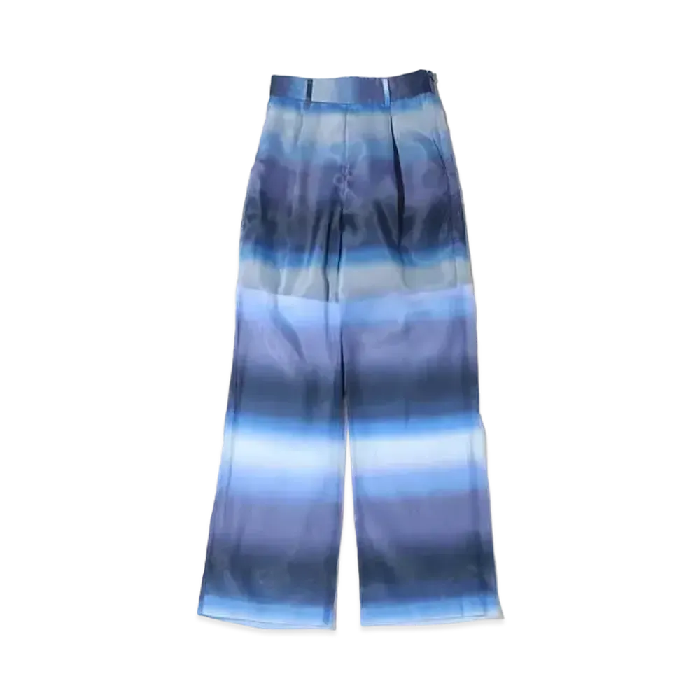 atmos pink Gradient See-Through Pants "Blue"