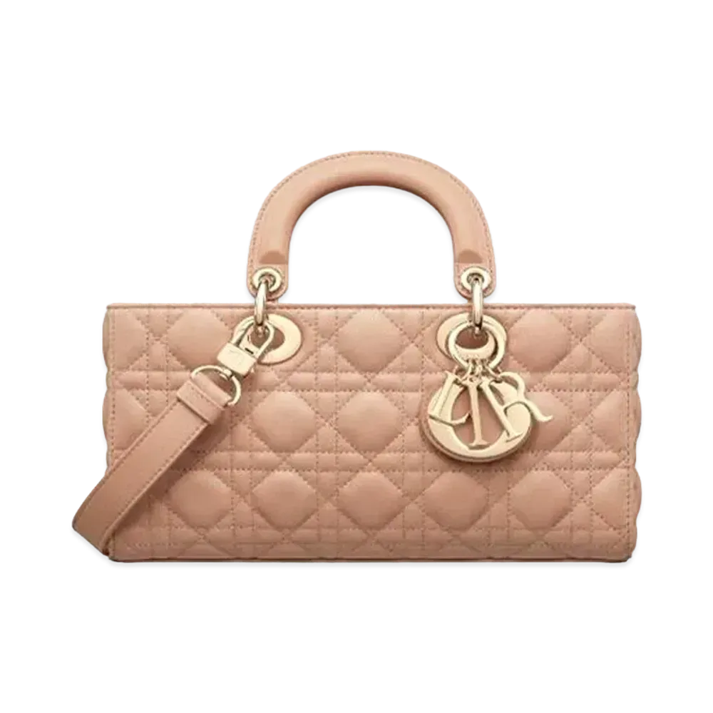 Dior Medium Lady D-Joy Bag Cannage Lambskin "Pink"