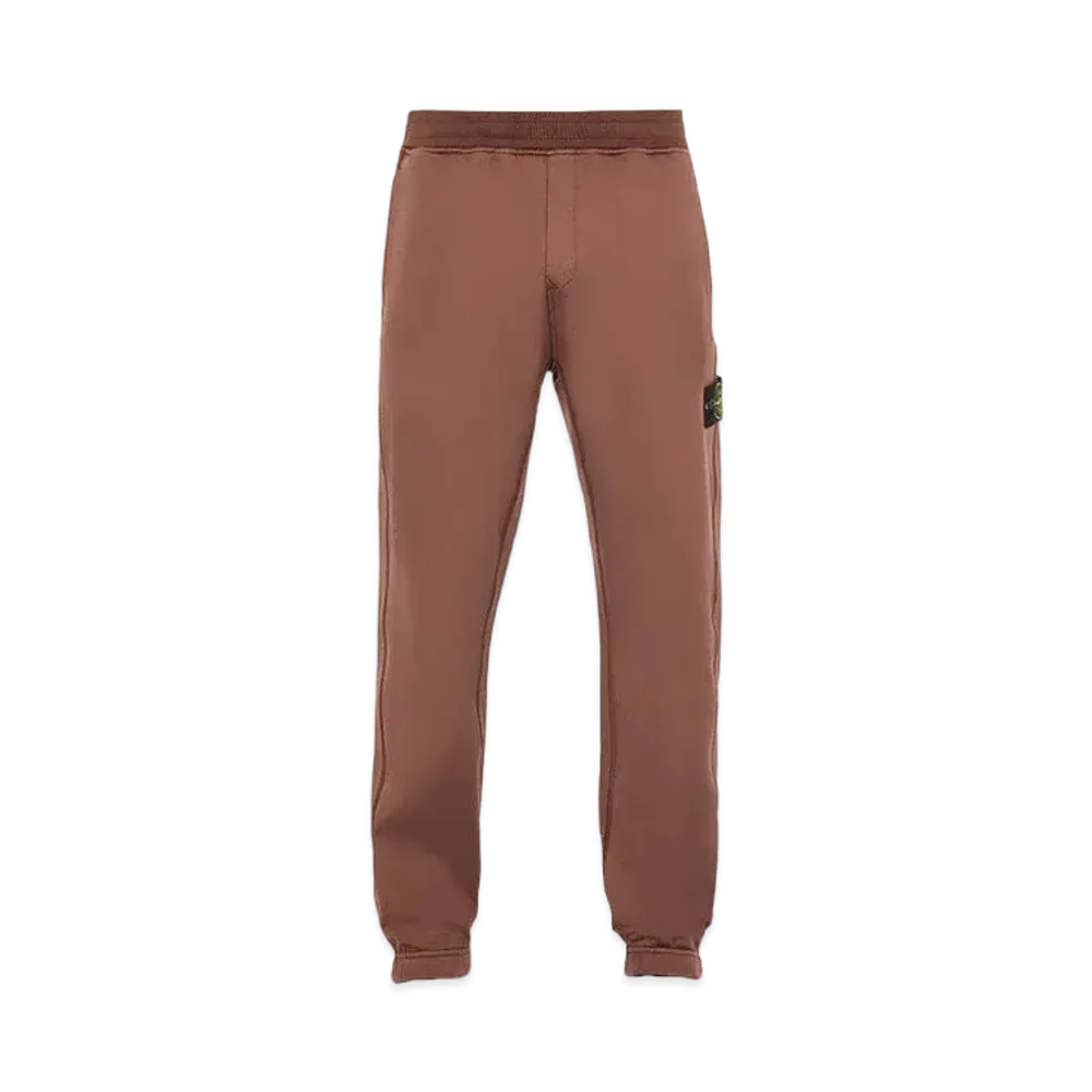 Stone Island 63347 COTTON NYLON FLEECE_REGULAR FIT "Mahogany Brown"