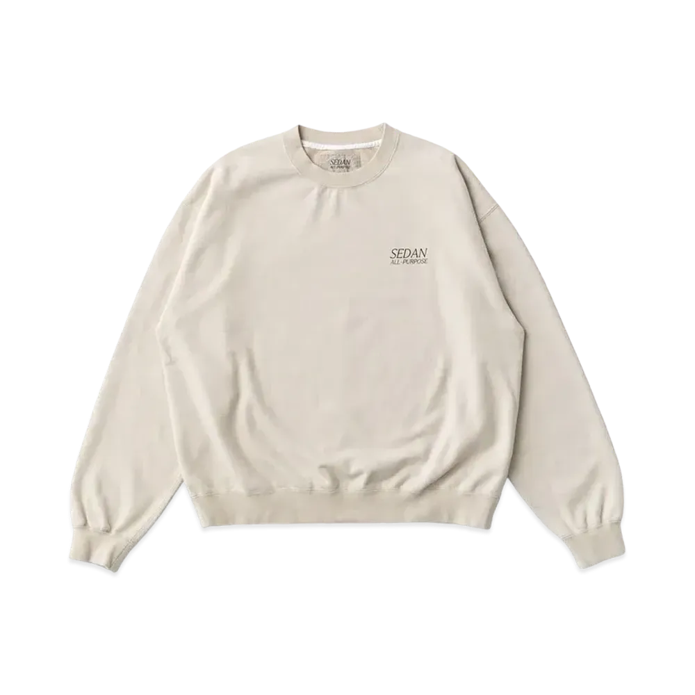 SEDAN ALL-PURPOSE OG Logo Sweatshirt "Pale Stone"